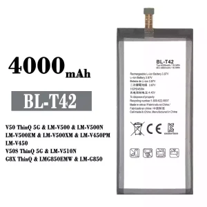 Replacement battery BL-T42 for LG V50 ThinQ 5G / V50S ThinQ 5G / G8X ThinQ