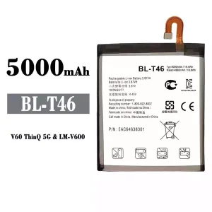 Replacement battery BL-T46 for LG V60 ThinQ