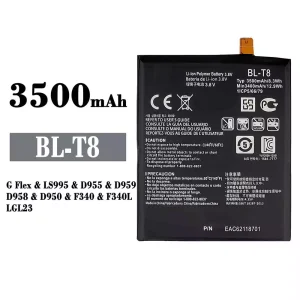 Replacement battery BL-T8 for LG G Flex