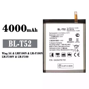 Replacement battery BL-T52 for LG Wing 5G