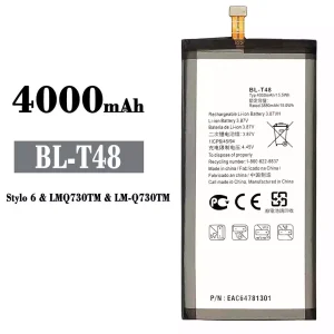 Replacement battery BL-T48 for LG Stylo 6