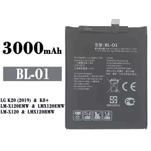 Replacement battery BL-O1 for LG K20 (2019)