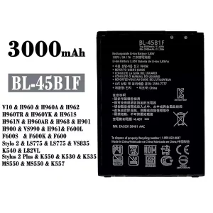 Replacement battery BL-45B1F for LG V10 / Stylus 2 Plus
