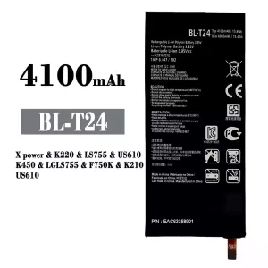 Replacement battery BL-T24 for LG Xpower