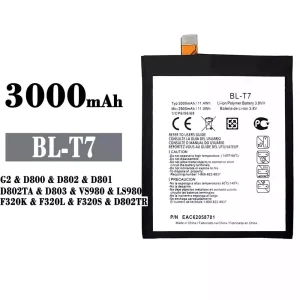 Replacement battery BL-T7 for LG G2