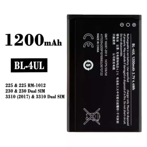 Replacement battery BL-4UL for Nokia 225 / 230 / 3310（2017)
