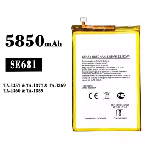 Replacement battery SE681 for Nokia TA-1357/TA-1337/TA-1369/TA-1360/TA-1359