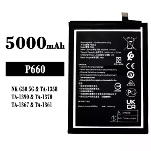 Replacement battery P660 for Nokia NK G50 5G