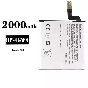 Replacement battery BP-4GWA for Nokia Lumia 625