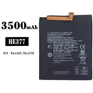 Replacement battery HE377 for Nokia X71
