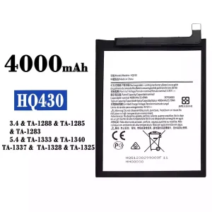 Replacement battery HQ430 for Nokia 3.4/5.4