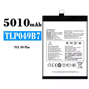 Replacement battery TLP49B7 for Alcatel TCL 30 Plus