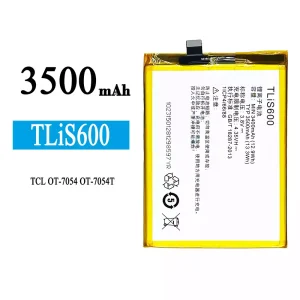 Replacement battery TLiS600 for Alcatel TCL OT-7054/OT-7054T