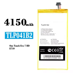 Replacement battery TLP041B2 for Alcatel One Touch Evo 7 HD