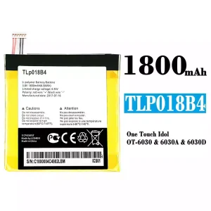 Replacement battery TLp018B4 for Alcatel One Touch Idol