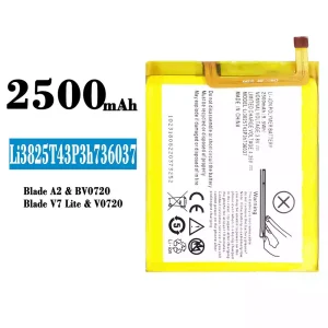 Replacement battery Li3825T43P3h736037 for ZTE Blade A2/ Blade V7 lite