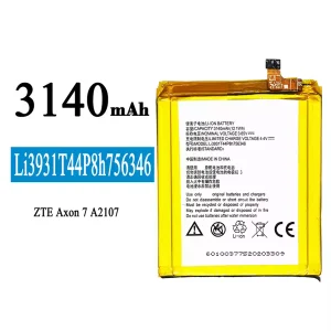 Replacement battery Li3931T44P8h756346 for ZTE Axon 7