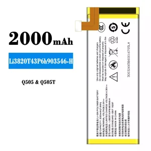 Replacement battery Li3820T43P6h903546-H for ZTE Q505/Q505T
