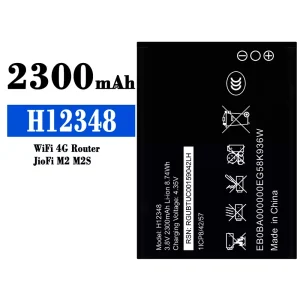Replacement battery H12348 for ZTE WiFi 4G Router/JioFi M2 M2S