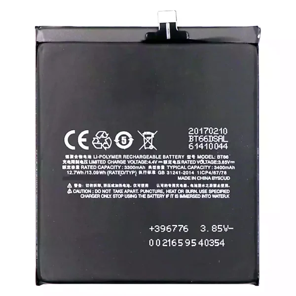 Replacement battery BT66 for Meizu PRO 6 Plus/6+ - ibattery.ca