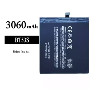 Replacement battery BT53S for Meizu Pro 6s