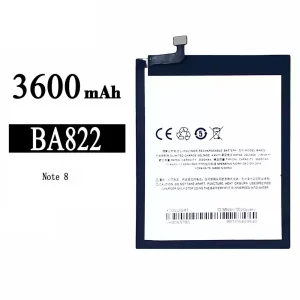 Replacement battery BA822 for Meizu NOTE 8