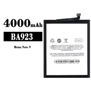 Replacement battery BA923 for Meizu NOTE 9