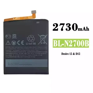 Replacement battery BL-N2700B for Gionee F205/F205L/Desire 12/D12