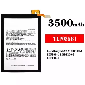 Replacement battery TLP035B1 for BlackBerry KEY2