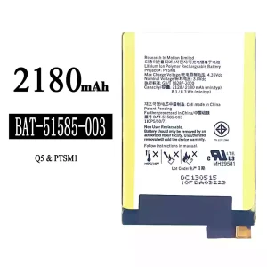 Replacement battery BAT-51585-003 for BlackBerry Q5