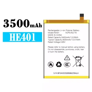 Replacement battery HE401 for Sharp