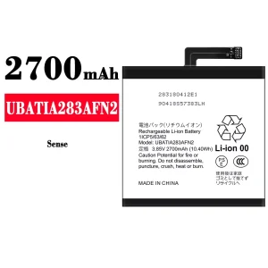Replacement battery UBATIA283AFN2 for Sharp Sense
