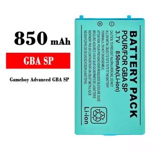 Replacement battery GBA SP for Nintendo