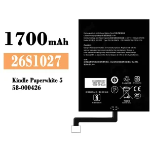 Replacement battery 26S1027 for Amazon Kindle Paperwhite 5