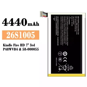 Replacement battery 26S1005 for Amazon Kindle Fire HD 7" 3rd/58-000055