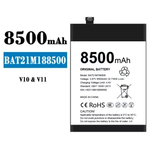 Replacement battery BAT21M188500 for Doogee V10/V11