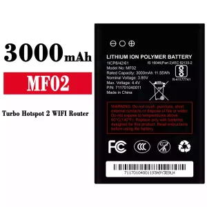Replacement battery MF02 for Kyocera Turbo Hotspot 2 WIFI Router