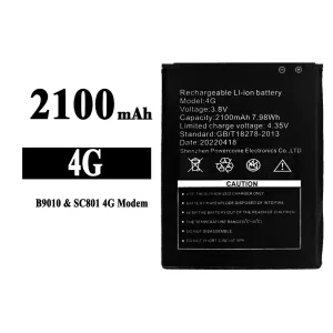Replacement battery 4G for Tenda B9010/SC801 4G Modem