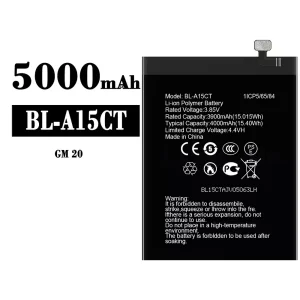 Replacement battery BL-A15CT for General Mobile GM 20