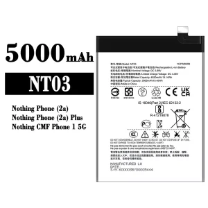 Replacement battery NT03 for Nothing Phone 1 5G/2a/2a Plus
