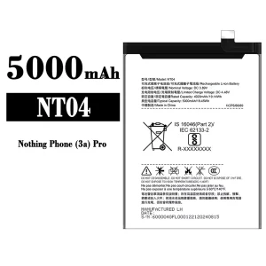 Replacement battery NT04 for Nothing Phone 3a Pro