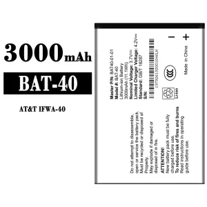 Replacement battery BAT-40 for NetComm AT/T IFWA-40