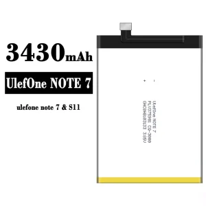 Replacement battery ulefone note 7 for ulefone note S11