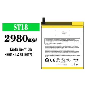 Replacement battery ST18 for Amazon Kindle Fire 7" 7th/58-000177