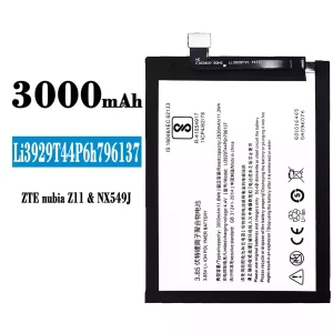 Replacement battery Li3929T44P6h796137 for ZTE nubia Z11