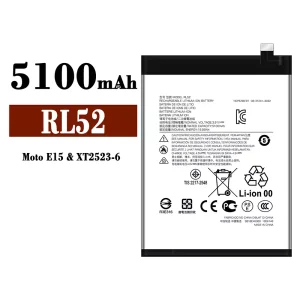 Replacement battery RL52 for Motorola E15