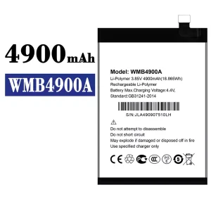 Replacement battery WMB4900A for WALTON