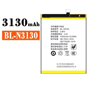 Replacement battery BL-N3130 for Gionee