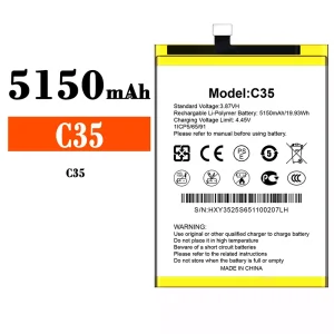 Replacement battery for Oukitel C35