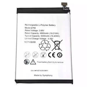 Replacement battery for SYMPHONY Z70